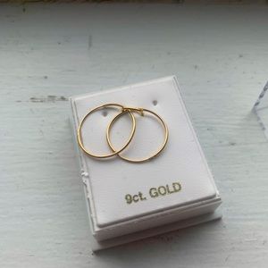 9ct Gold Hoops (New)
